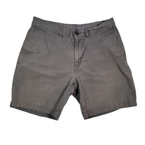 Patagonia Organic Cotton Shorts Mens 33 Gray Casual Hiking Outdoor Chino Trail